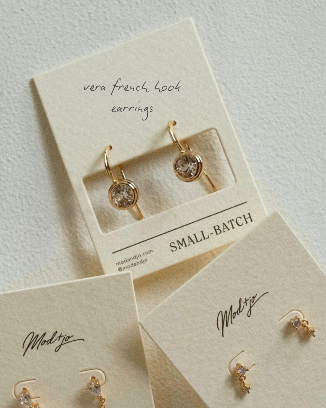 Vera French Hook Earrings