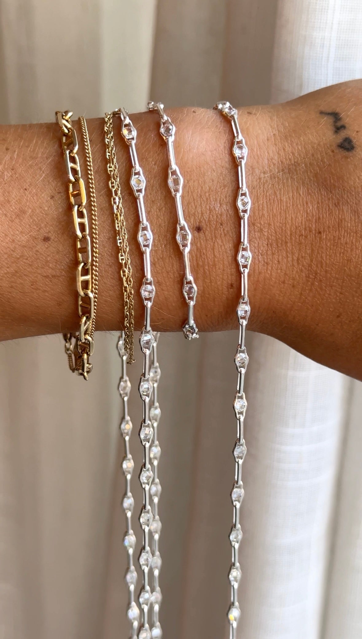 Sterling Silver Disco Link