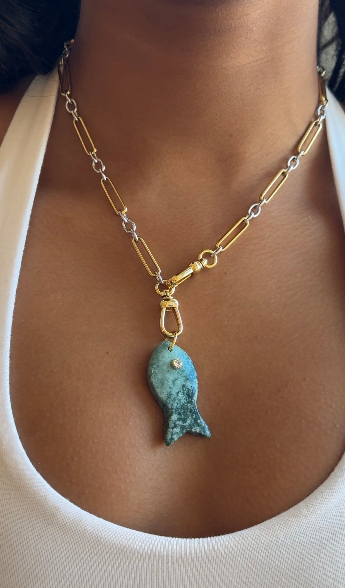 Two-Toned Tidal Necklace