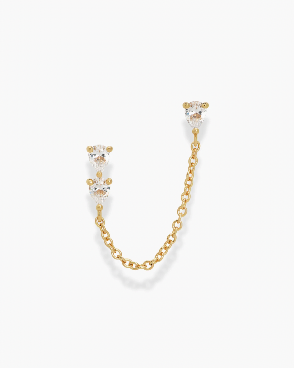 Tatum Chain Stud Earrings