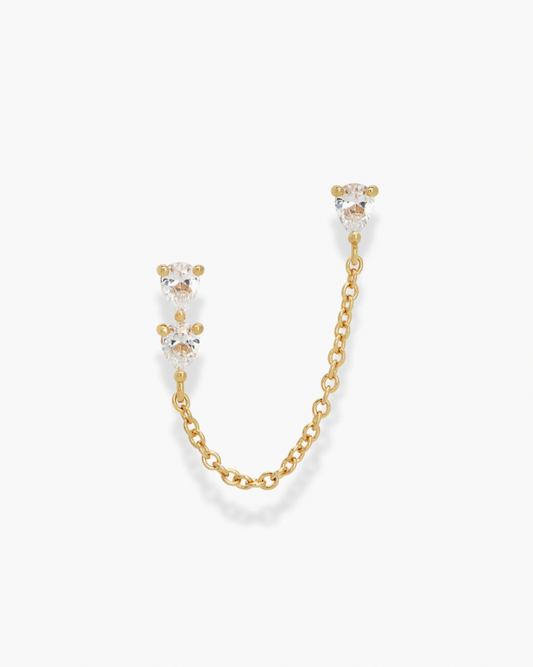 Tatum Chain Stud Earrings