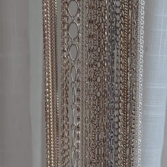 Voiceover video showcasing Charm City Links signature jewelry cleaner. It shows cleaning the links in-store with the foam, and all links are together on a bar. The video finishes with the cleaned links shining on a linen background.