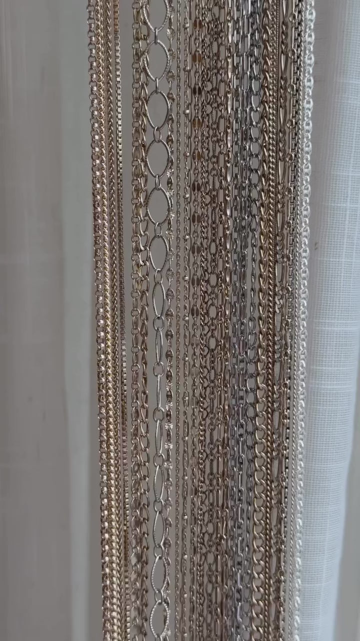 Voiceover video showcasing Charm City Links signature jewelry cleaner. It shows cleaning the links in-store with the foam, and all links are together on a bar. The video finishes with the cleaned links shining on a linen background.